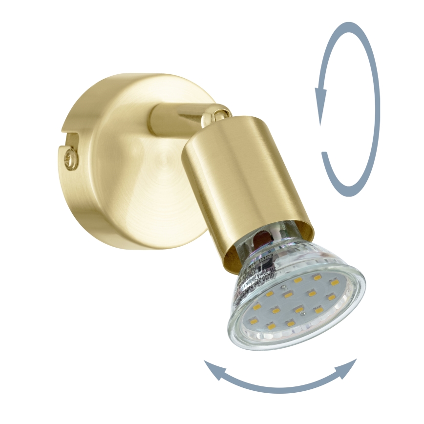 Eglo - LED-Wandstrahler 1xGU10/2,8W/230V 3000K golden