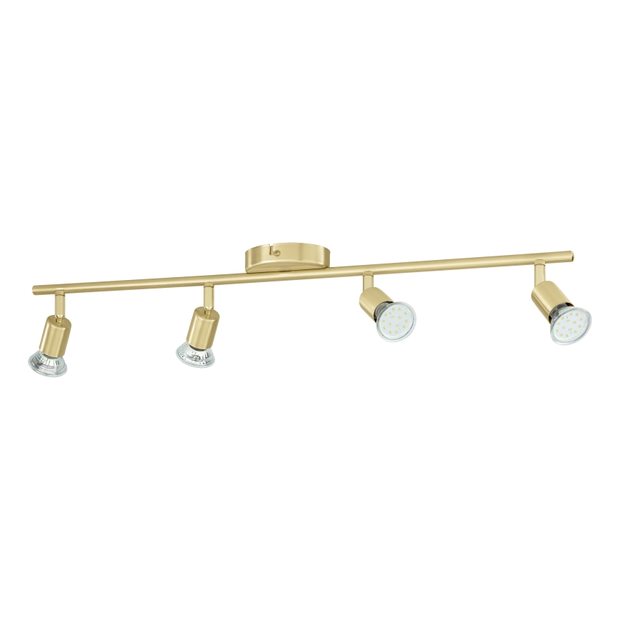Eglo - LED-Strahler 4xGU10/2,8W/230V 3000K golden
