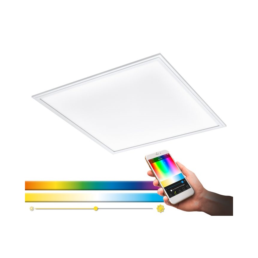 Eglo 33204 - Dimmbare LED-RGBW-Leuchte SALOBRENA-C LED/34W/230V 2700-6500K + Fernbedienung