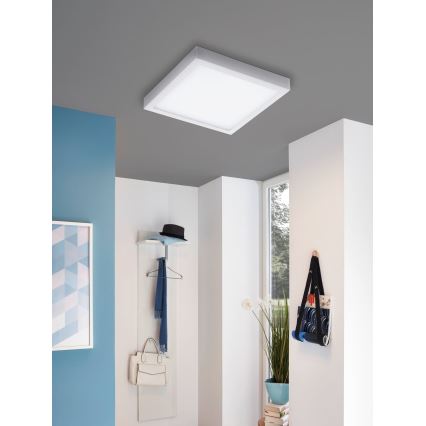 Eglo 33209 - LED RGBW dimmbare Deckenleuchte FUEVA-C LED/21W/230V 2700-6500K 30x30 cm weiß