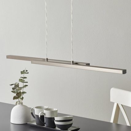 Eglo 33232 - RGBW-LED dimmbare Pendelleuchte an Kabel FRAIOLI-C LED/34W/230V mattchrom