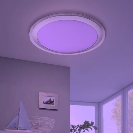 Eglo 33255 - dimmbare LED-RGBW-Deckenleuchte COMPETA-C LED/17W/230V 2700-6500K Ø 43 cm