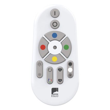Eglo 33272 - Dimmbare LED-RGBW-Deckenleuchte TOTARI-C LED/34W/230V 2700-6500K weiß + Fernbedienung