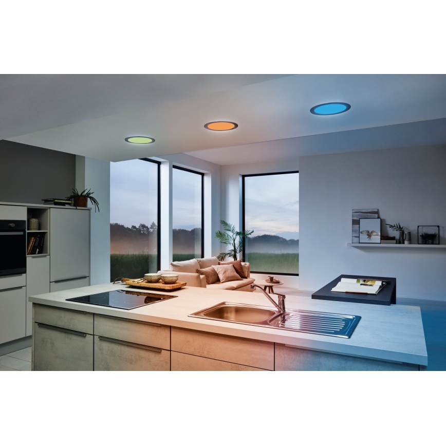 Eglo 33317 - LED RGBW dimmbares Einbau-Downlight FUEVA-C LED/15,6W/230V 2700-6500K Ø 22,5 cm