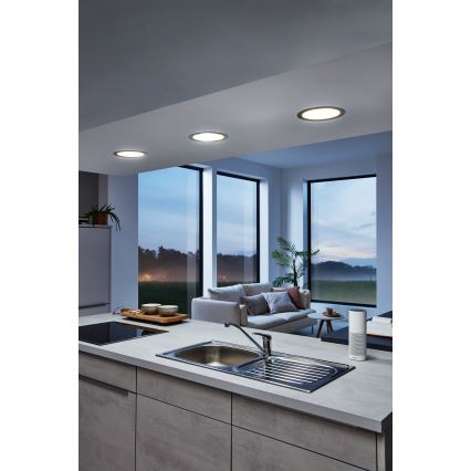 Eglo 33317 - LED RGBW dimmbares Einbau-Downlight FUEVA-C LED/15,6W/230V 2700-6500K Ø 22,5 cm