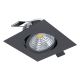 Eglo - Dimmbare LED-Einbauleuchte/6W/230V schwarz