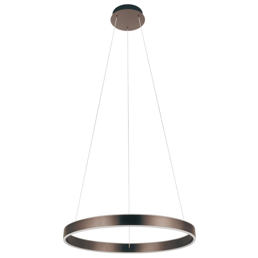 Eglo 33483 - LED-Pendelleuchte mit Seilaufhängung ALCAZABA 2xLED/18W/230V 3000K Ø 55 cm bronzefarben