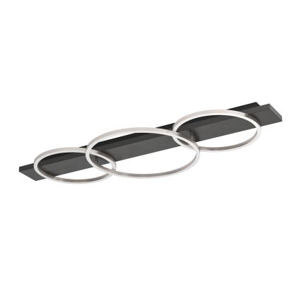 Eglo 33488 - LED Deckenleuchte BOYAL 2xLED/12W/230V + LED/12W schwarz