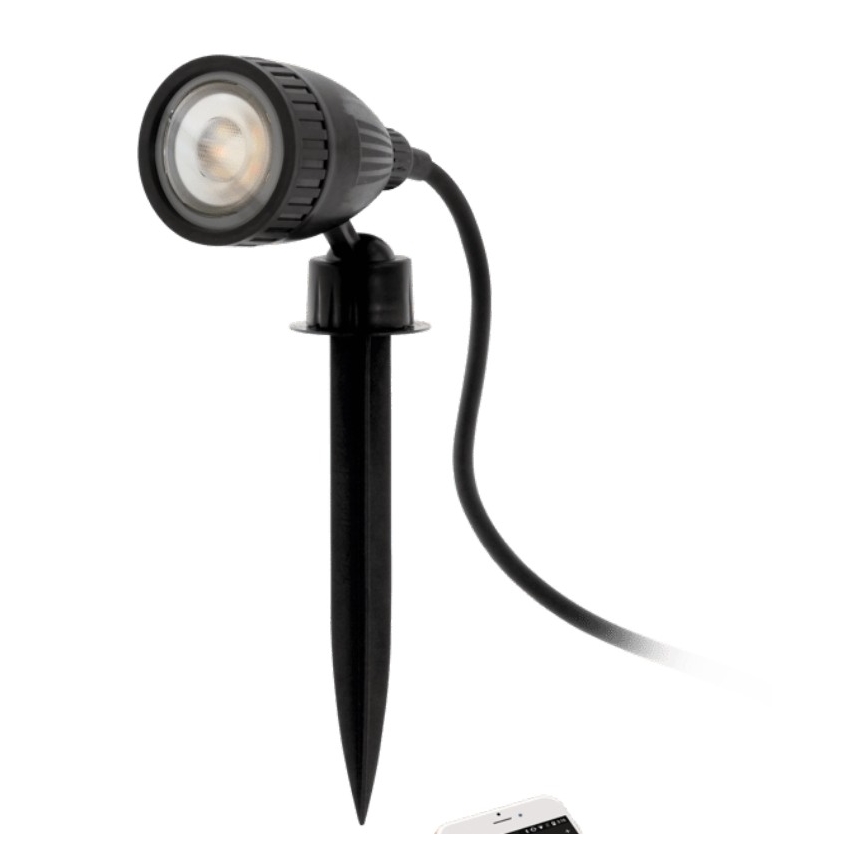 Eglo 33579 - LED RGBW Außenleuchte NEMA-C 1xGU10/5W/230V IP44 schwarz