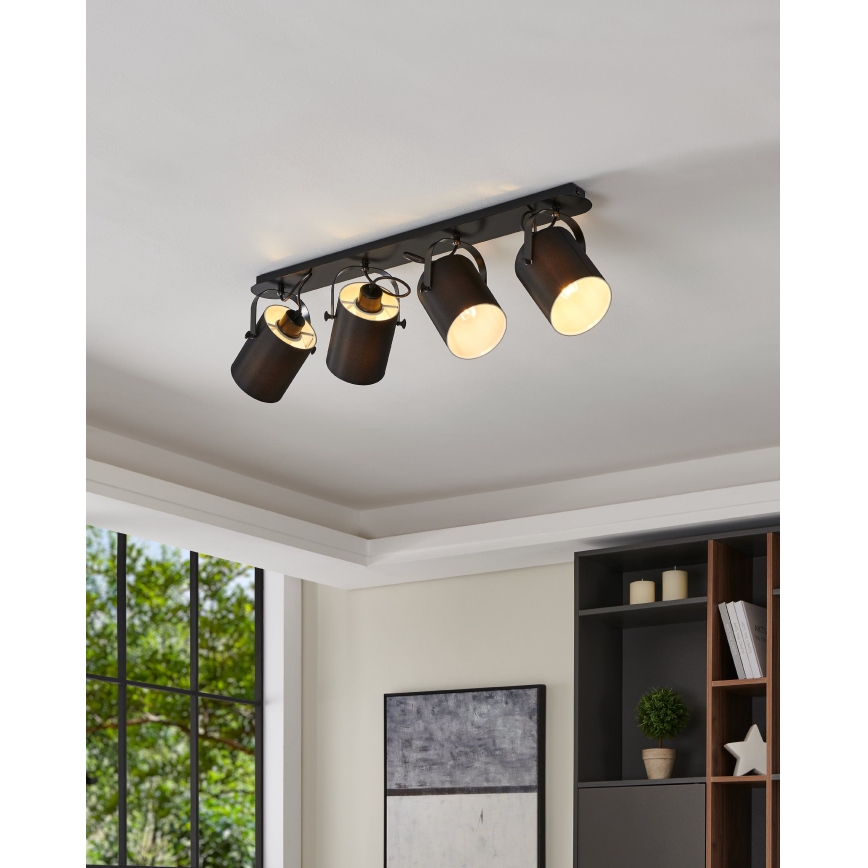 Eglo 33648 - Spotleuchte VILLABATE 4xE27/10W/230V