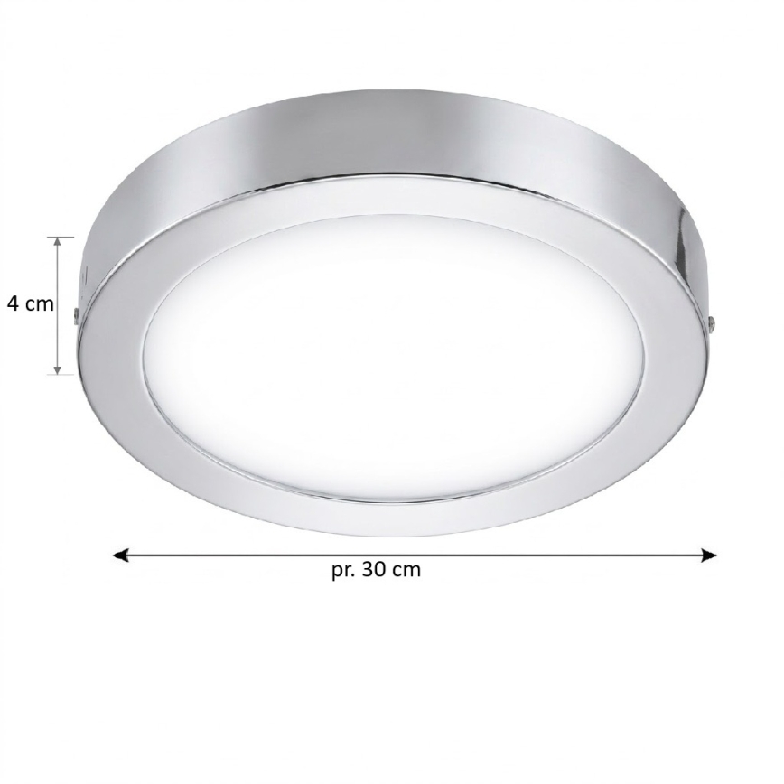 Eglo 33667 - LED RGBW dimmbares Badezimmer-Deckenleuchte FUEVA-C LED21W/230V Ø 30 cm IP44