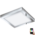 Eglo 33668-LED RGBW Dimmbare Badleuchte FUEVA-C 21W/230V 2700-6500K 30x30cm IP44