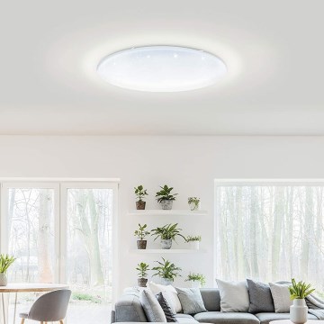 Eglo 33669 - Dimmbare LED-RGBW-Deckenleuchte TOTARI-C LED/43W/230V 2700-6500K weiß + Fernbedienung
