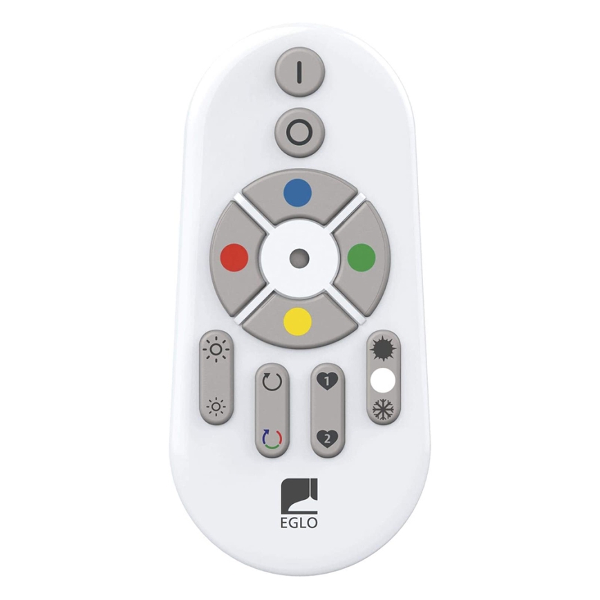 Eglo 33669 - Dimmbare LED-RGBW-Deckenleuchte TOTARI-C LED/43W/230V 2700-6500K weiß + Fernbedienung