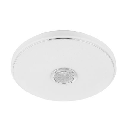 Eglo - LED RGBW Dimmbare Badezimmer-Deckenleuchte mit Lautsprecher LED/19W/230V 3000-6500K IP44 d 39 cm weiß + Fernbedienung