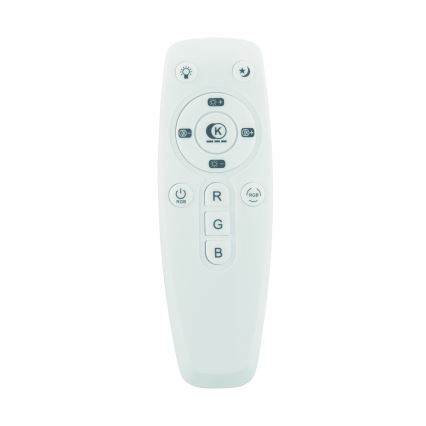 Eglo - LED RGBW Dimmbare Badezimmer-Deckenleuchte mit Lautsprecher LED/19W/230V 3000-6500K IP44 d 39 cm weiß + Fernbedienung