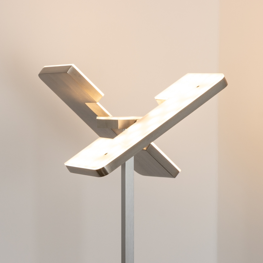 Eglo 33817 - Dimmbare LED-Stehleuchte mit Touch-Funktion SOLANO LED/30W/230V + LED/4W