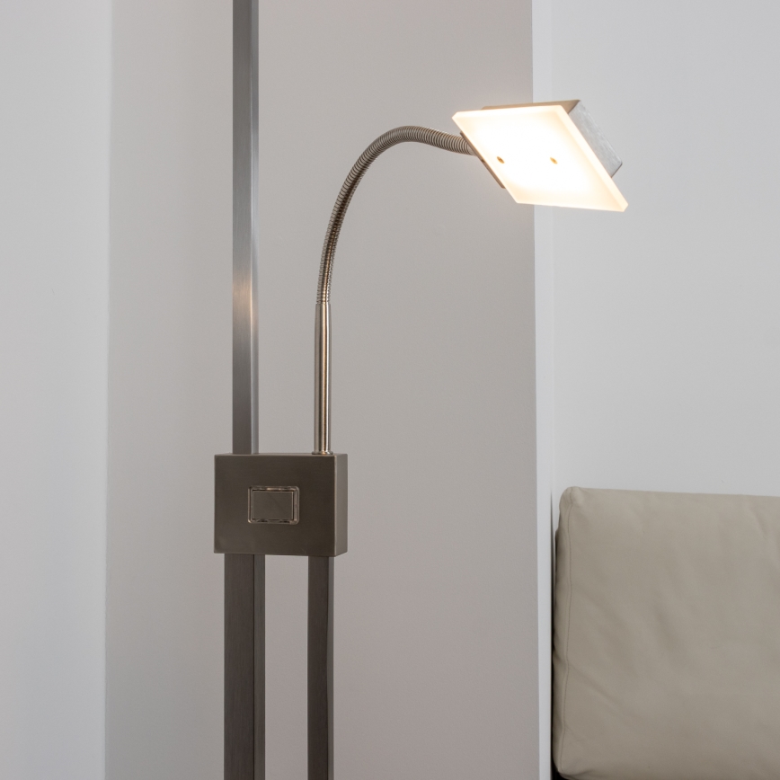 Eglo 33817 - Dimmbare LED-Stehleuchte mit Touch-Funktion SOLANO LED/30W/230V + LED/4W