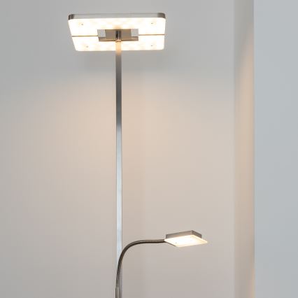 Eglo 33817 - Dimmbare LED-Stehleuchte mit Touch-Funktion SOLANO LED/30W/230V + LED/4W