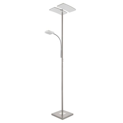 Eglo 33819 - Dimmbare LED-Stehleuchte mit Touch-Funktion SOLANO LED/30W/230V + LED/4W