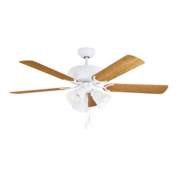 Eglo 35076 - Deckenventilator LAS PALMAS 3xE27/40W/230V braun