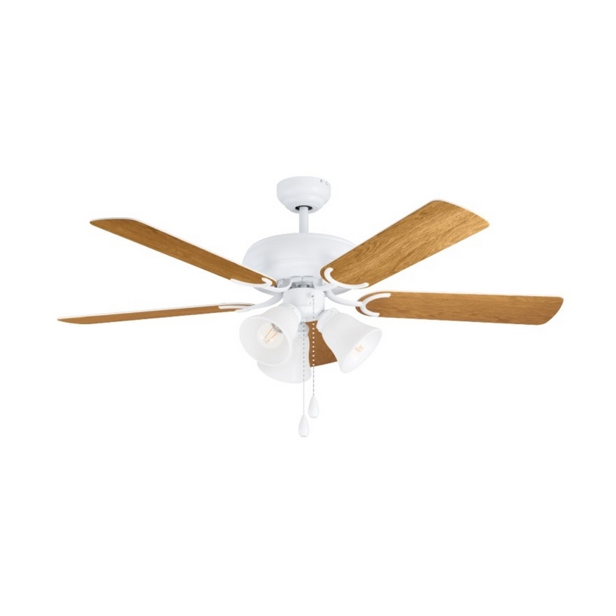 Eglo 35076 - Deckenventilator LAS PALMAS 3xE27/40W/230V braun