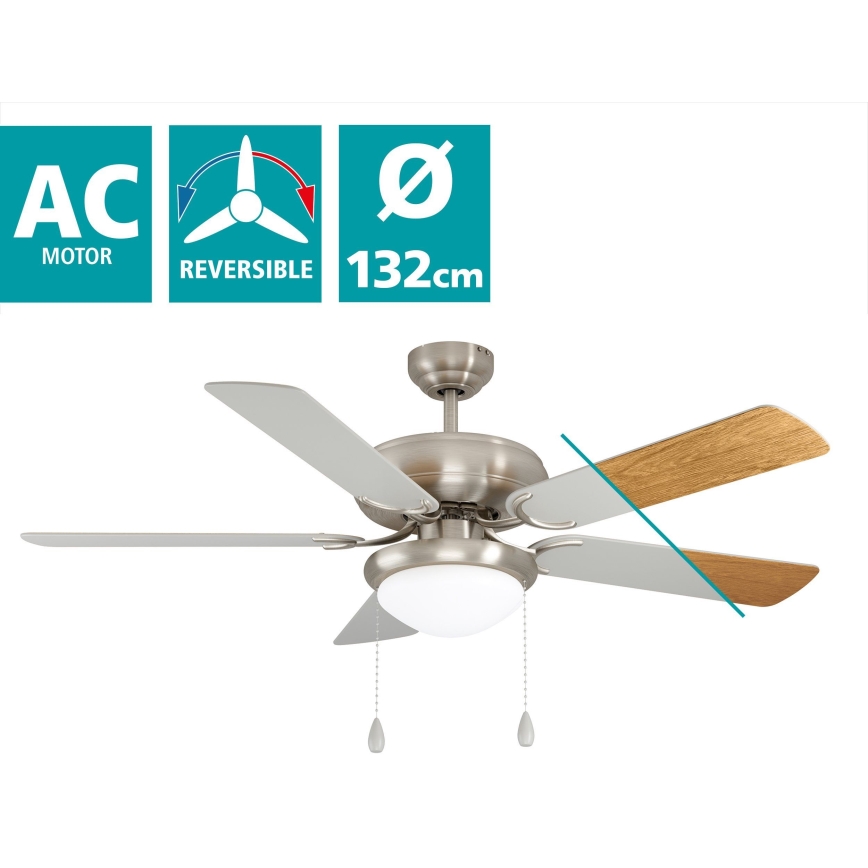 Eglo 35078 - Deckenventilator BALLINA 2xE27/40W/230V