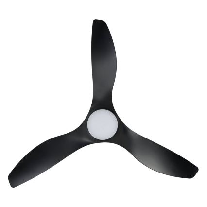 Eglo - LED-Deckenventilator LED/19W/230V Ø 132 cm schwarz + Fernbedienung