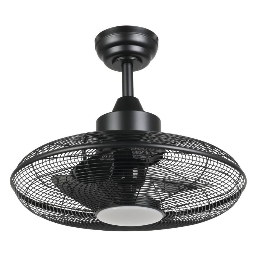Eglo - LED-Deckenventilator, LED/15 W/230 V, 3000/4000/5000 K, Ø 53 cm, schwarz, inkl. Fernbedienung
