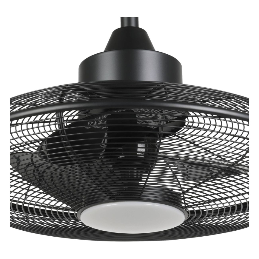 Eglo - LED-Deckenventilator, LED/15 W/230 V, 3000/4000/5000 K, Ø 53 cm, schwarz, inkl. Fernbedienung