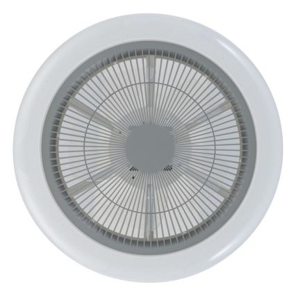 Eglo - Dimmbarer LED-Deckenventilator LED/25,5W/230V grau + Fernbedienung