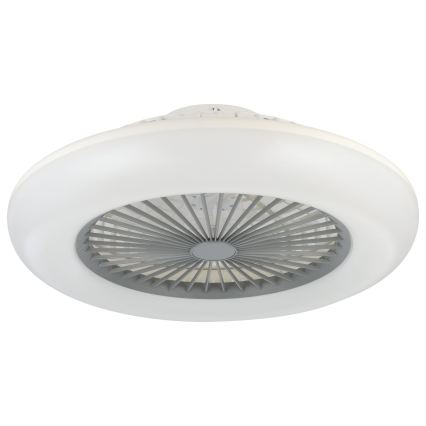 Eglo - Dimmbarer LED-Deckenventilator 3x LED/12,6 W/230 V 2700–6500 K Ø 55 cm grau + Fernbedienung