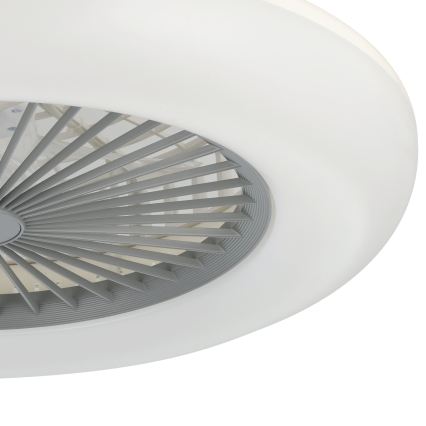 Eglo - Dimmbarer LED-Deckenventilator 3x LED/12,6 W/230 V 2700–6500 K Ø 55 cm grau + Fernbedienung