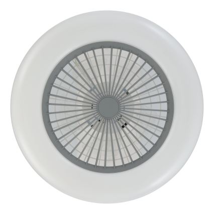 Eglo - Dimmbarer LED-Deckenventilator 3x LED/12,6 W/230 V 2700–6500 K Ø 55 cm grau + Fernbedienung