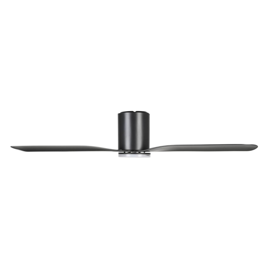Eglo - Dimmbarer LED-Deckenventilator LED/17W/230V 3000/4000/5000K Ø 132 cm schwarz + Fernbedienung