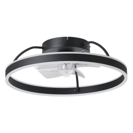 Eglo - LED RGBW dimmbarer Deckenventilator LED/36W/230V 3000-6500K schwarz + Fernbedienung