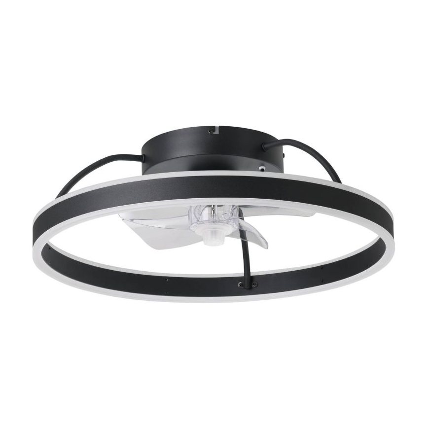 Eglo - LED RGBW dimmbarer Deckenventilator LED/36W/230V 3000-6500K schwarz + Fernbedienung