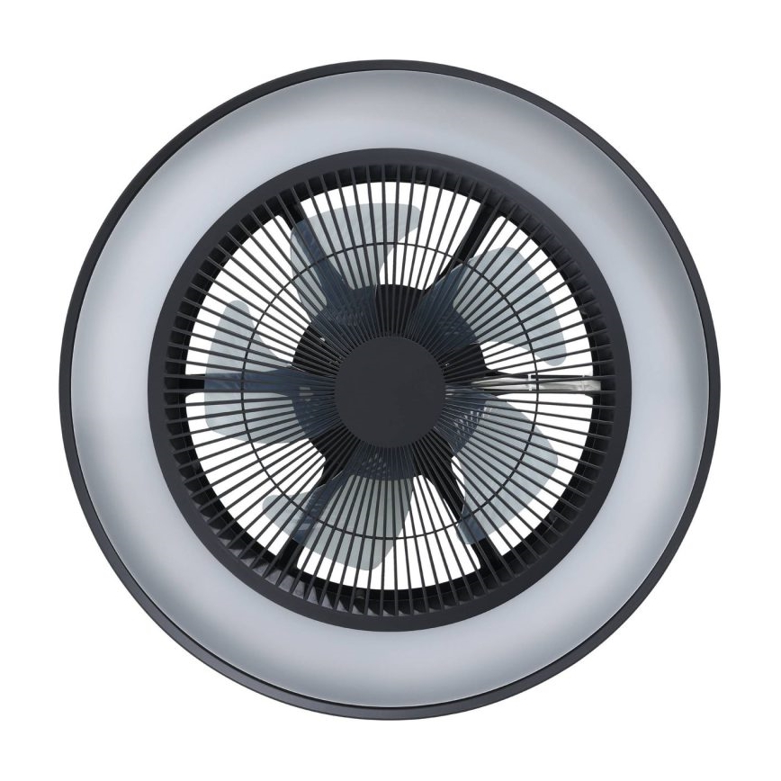 Eglo - LED RGBW dimmbarer Deckenventilator 3xLED/8,5W/230V+LED/6W 2700-6500K Ø 48 cm schwarz + Fernbedienung