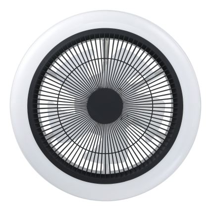 Eglo - LED-dimmbarer Deckenventilator 3xLED/8,5W/230V 2700-6500K Ø 45,5 cm schwarz + Fernbedienung