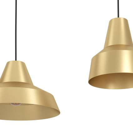 Eglo - Hängeleuchte 3xE27/40W/230V golden