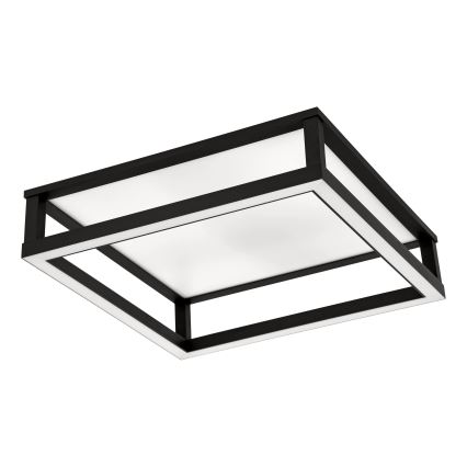 Eglo - Dimmbare LED-Deckenleuchte LED/29,4W/230V 2700-6500K schwarz + Fernbedienung