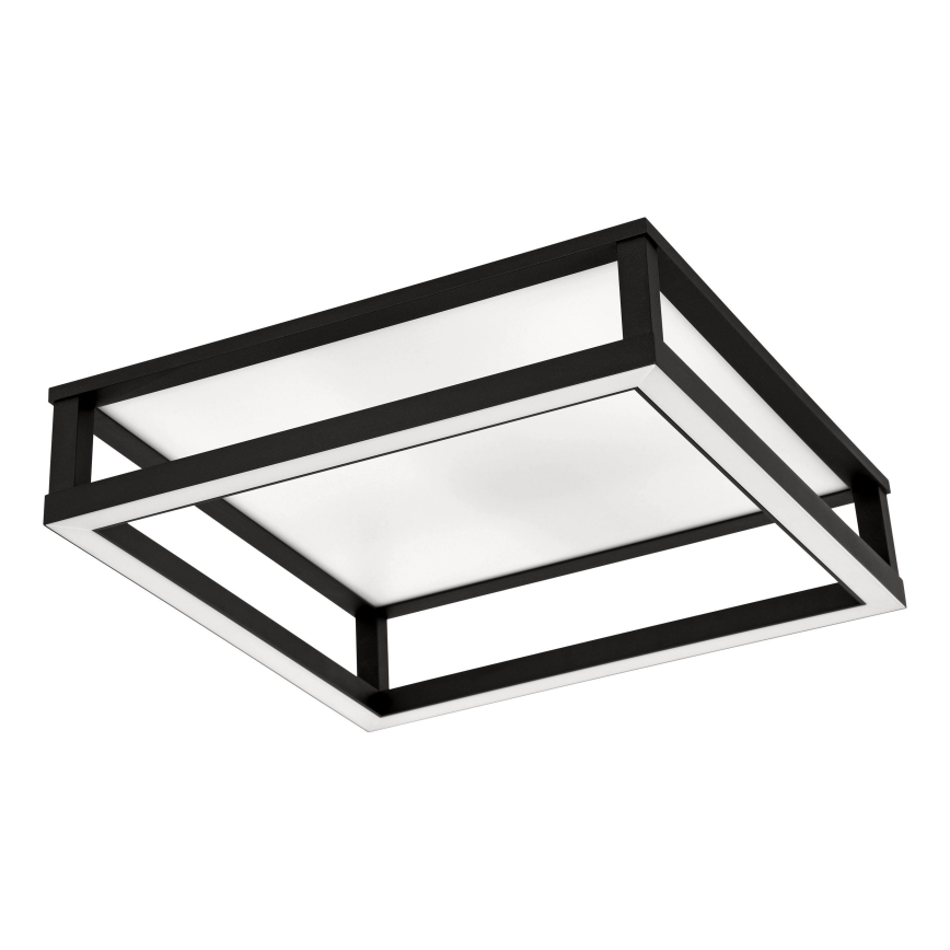 Eglo - Dimmbare LED-Deckenleuchte LED/29,4W/230V 2700-6500K schwarz + Fernbedienung