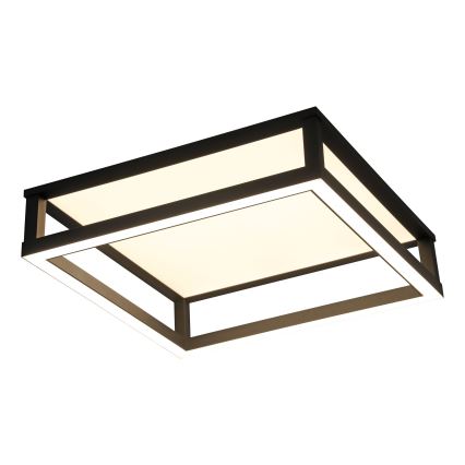 Eglo - Dimmbare LED-Deckenleuchte LED/29,4W/230V 2700-6500K schwarz + Fernbedienung