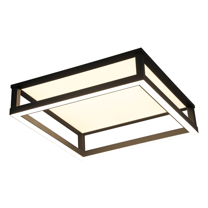 Eglo - Dimmbare LED-Deckenleuchte LED/29,4W/230V 2700-6500K schwarz + Fernbedienung