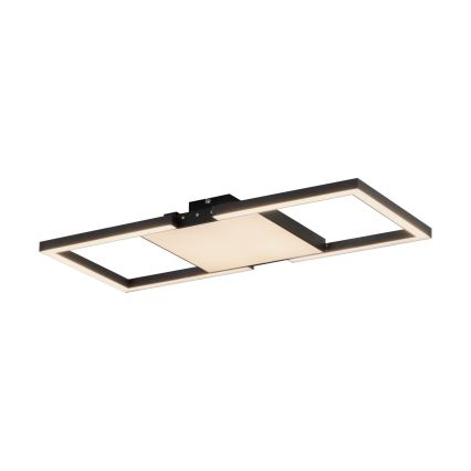 Eglo - Dimmbare LED-Deckenleuchte LED/26,2W/230V 2700-6500K schwarz + Fernbedienung