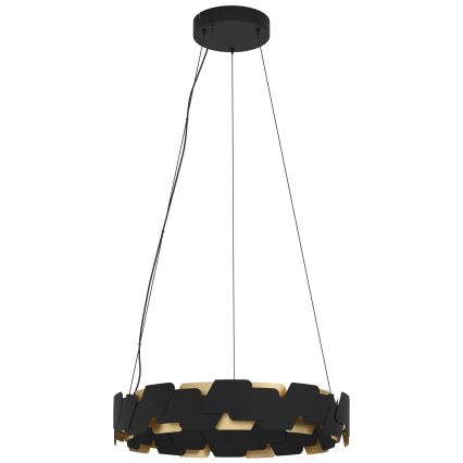 Eglo - Dimmbare LED-Hängeleuchte LED/72W/230V 3000K schwarz/golden