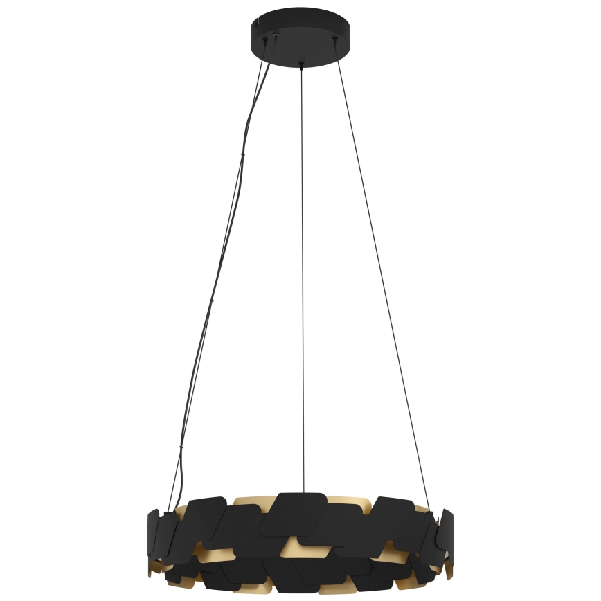 Eglo - Dimmbare LED-Hängeleuchte LED/72W/230V 3000K schwarz/golden