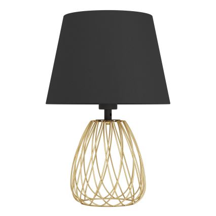 Eglo - Tischleuchte 1xE27/40W/230V schwarz/golden