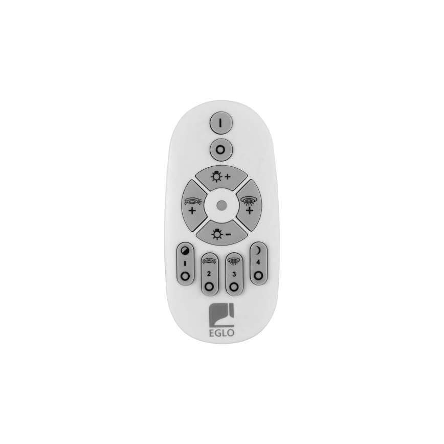 Eglo - Dimmbare LED-Hängeleuchte 3xLED/8W/230V + 3xLED/8,5W 3000K schwarz + Fernbedienung