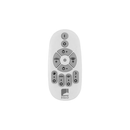 Eglo - LED dimmbare Hängeleuchte an Seil 3xLED/8W/230V + 3xLED/8,5W 3000K Schwarz + Fernbedienung